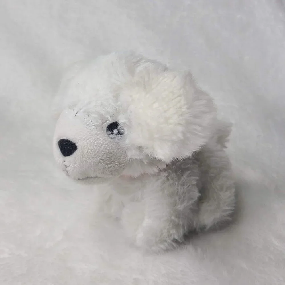 Battat Our Generation White Mini Plush Dog Puppy Miniature Stuffed Animal 4" - Picture 3 of 7